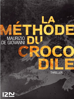 cover image of La méthode du crocodile